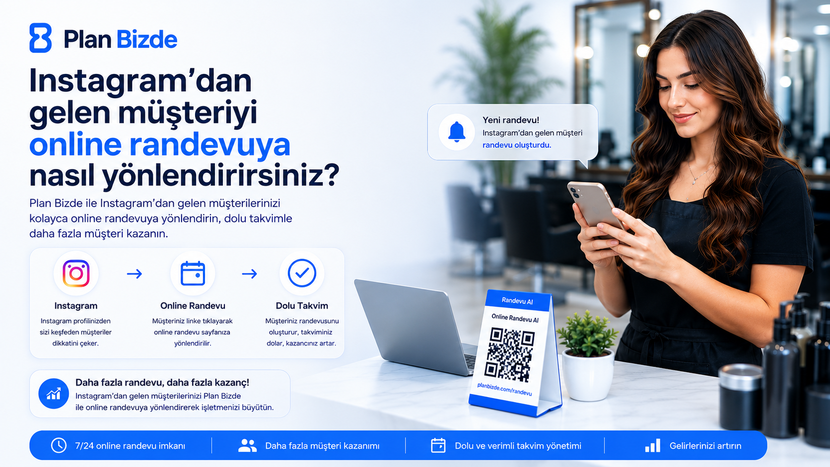 Instagram Müşterilerini Online Randevuya Yönlendirme Rehberi